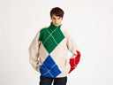 JW ANDERSON ARGYLE TURTLENECK JUMPER