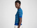 JW ANDERSON SHEER FAIRISLE TOP COBALT