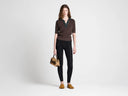 JW ANDERSON KNITTED POLO MILITARY GREEN