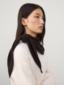 LISA YANG FLORIANNE SCARF DARK OAK
