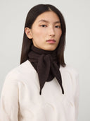 LISA YANG FLORIANNE SCARF DARK OAK