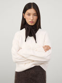 LISA YANG FLORIANNE SCARF DARK OAK