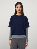 LISA YANG CILA T-SHIRT NAVY