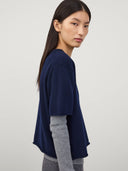 LISA YANG CILA T-SHIRT NAVY