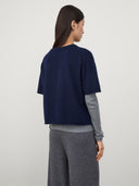LISA YANG CILA T-SHIRT NAVY