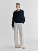LISA YANG ETTA SWEATER NAVY