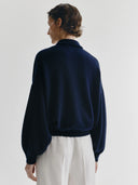 LISA YANG ETTA SWEATER NAVY