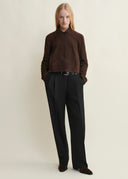 ARMA EMY SUEDE JACKET MUD BROWN
