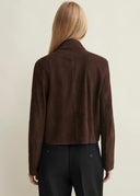 ARMA EMY SUEDE JACKET MUD BROWN