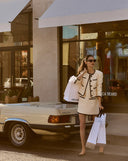 VERONICA BEARD DARLA JACQUARD JACKET ECRU