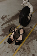 GIANVITO ROSSI JUNO SANDAL 10,5 CM BLACK