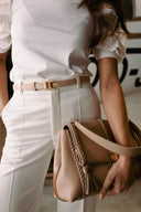 CHLOÉ WIDE LEG TROUSER WHITE
