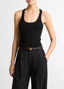 VINCE TANK TOP BLACK