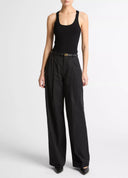 VINCE TANK TOP BLACK
