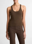 VINCE TANK TOP BROWN