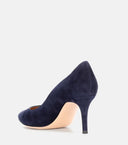 GIANVITO ROSSI CAMOSCIO PUMP DENIM 7CM