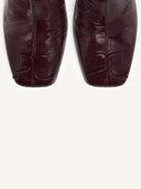 COURRÈGES REEDITION VINYL BOOTS BURGUNDY
