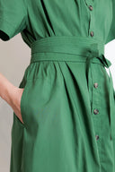 VANESSA BRUNO GHALA SHIRTDRESS OLIVE