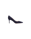 GIANVITO ROSSI CAMOSCIO PUMP DENIM 7CM