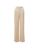 VERONICA BEARD ROBINNE TROUSER WIDE LEG CREPE SAND