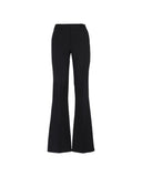 BALMAIN FLARED TROUSER WITH CREASES BLACK
