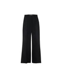 LANVIN CROPPED WOOL BOOTCUT BLACK