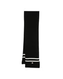 MONCLER SCARF STRIPED BLACK/ECRU
