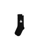 ISABEL MARANT SILOKI LOGO SOCKS BLACK
