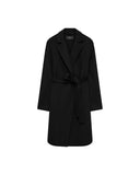 JOSEPH CENDA WOOL COAT BLACK