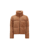 MONCLER SEGURA TEDDY SHORT DOWN JACKET CAMEL