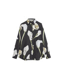 LANVIN CALLA SHIRT LILY PRINT