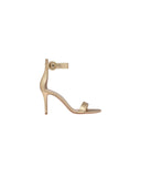 GIANVITO ROSSI PORTOFINO ANKLE STRAP SANDAL 8.5CM GOLD