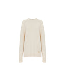 CHLOÉ GENEROUS CREW-NECK SWEATER ECRU