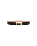 VICTORIA BECKHAM JUMBO BELT 3,8 CM BLACK