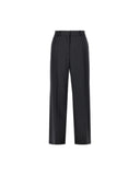 LANVIN WIDE LEG TAILORED TROUSER BLACK