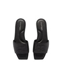 COURRÈGES AC LOGO SLIDES BLACK