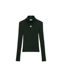 COURRÈGES REEDITION RIB KNIT VERT FONCE