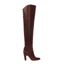 CHLOÉ EVE OVERKNEE BOOTS BURNT PURPLE
