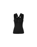 ZIMMERMANN CRUSH HALTER TOP BLACK