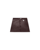 COURRÈGES REEDITON VINYL SKIRT BURGUNDY