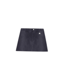 COURRÈGES REEDITION VINYL SKIRT DENIM BLUE