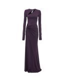 VICTORIA BECKHAM TIE FRONT DRESS FIG