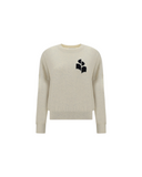 ISABEL MARANT ÉTOILE MARISANS LOGO PULL LIGHT GREY
