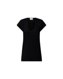 ISABEL MARANT ÉTOILE ZANKOU V-NECK T-SHIRT BLACK