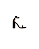 GIANVITO ROSSI GAETA SUEDE SANDAL 9.5CM BLACK