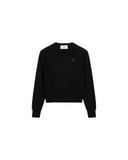 AMI PARIS AMI DE COEUR PULL BLACK