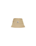 MONCLER BUCKET HAT LOGO BEIGE