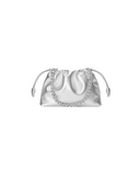 LOEWE LAMINATED FLAMENCO PURSE METALLIC