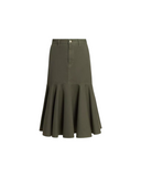 LOEWE MIDI SKIRT KHAKI