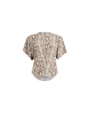 ISABEL MARANT KARLITA BLOUSE PYTHON PRINT